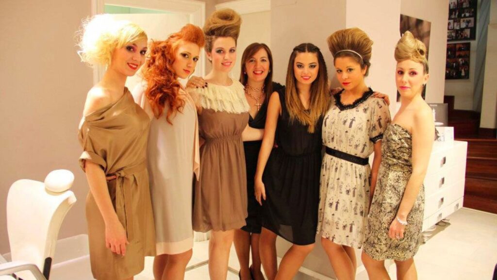 Pilar Diaz y Modelos de pasarela solidaria