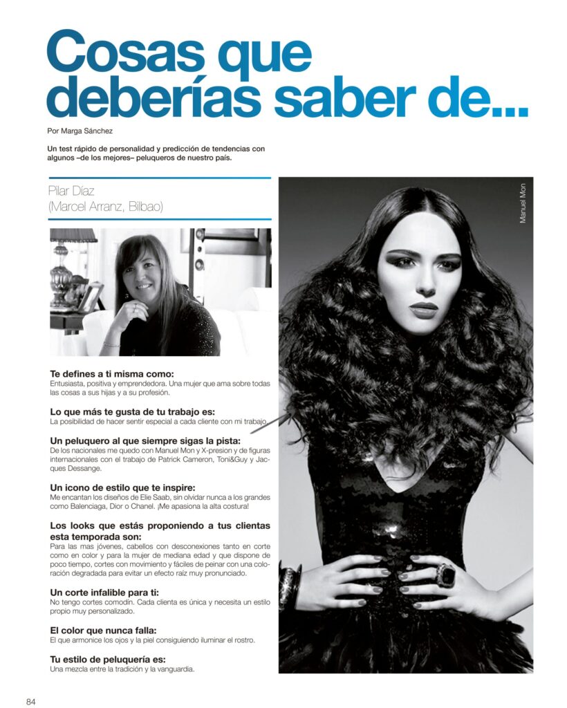Revista Tocado Pilar Díaz
